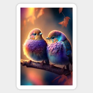 Love Birds Sticker